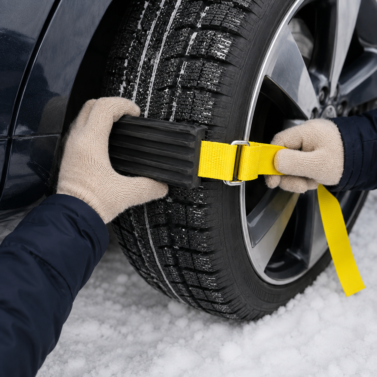 TractionHero Self-Recovery strap-on traction device