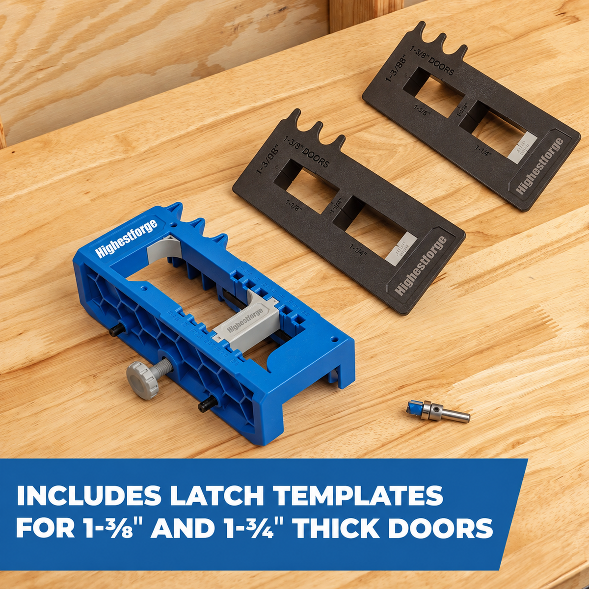 Highestforge® Door Hinge Routing Jig