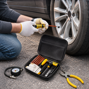 Complete Car Tire Repair Kit